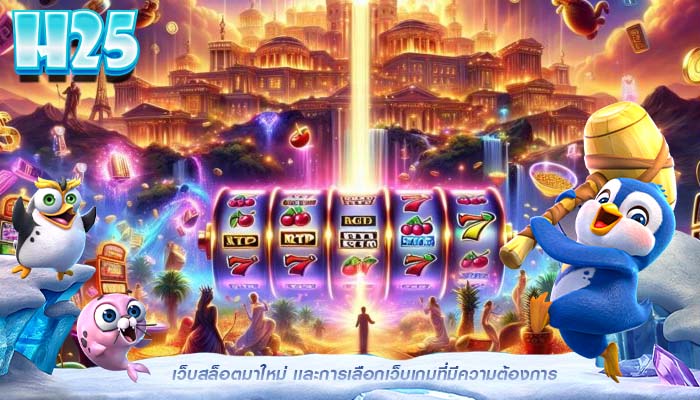 เว็บสล็อตมาใหม่ เเละการเลือกเว็บเกมที่มีความต้องการ